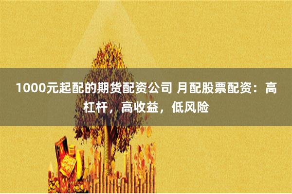 1000元起配的期货配资公司 月配股票配资：高杠杆，高收益，低风险